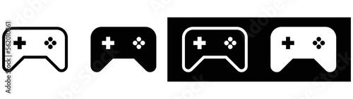 joystick icon set. game console controller icon collections symbol sign, vector illustration
