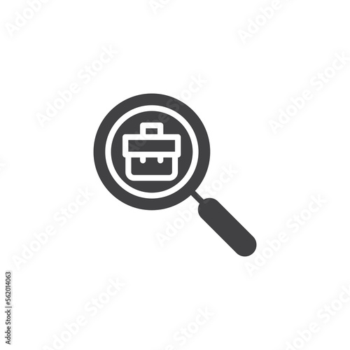 Job search vector icon