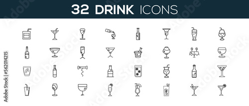 DRINK ICON SET DESIGN