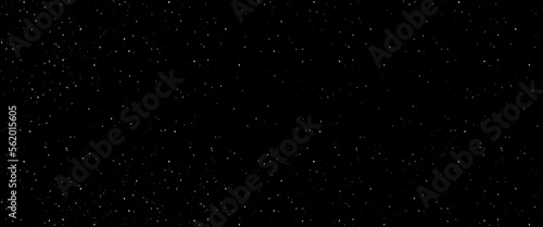 Flying dust particles on a black background  abstract real dust floating over black background for overlay  night sky graphic resources star on snow effect background