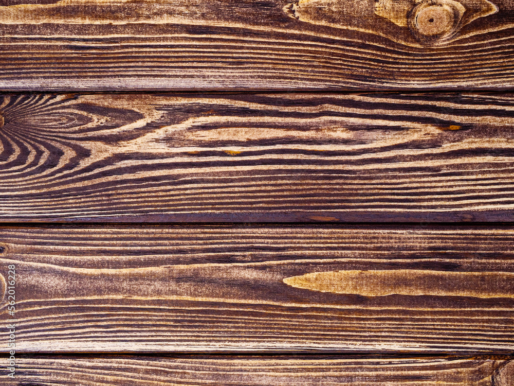 Fototapeta premium Background of wooden board, wood texture closeup
