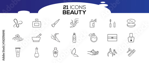 BEAUTY ICON SET DESIGN 