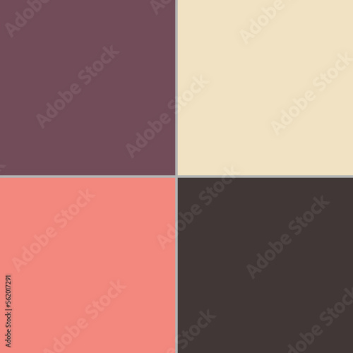Vector vintage color palette set catalog samples in rgb hex. new fashion color trend. example of a color. eps 10