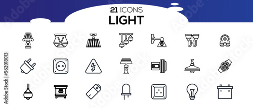 LIGHT ICON SET DESIGN
