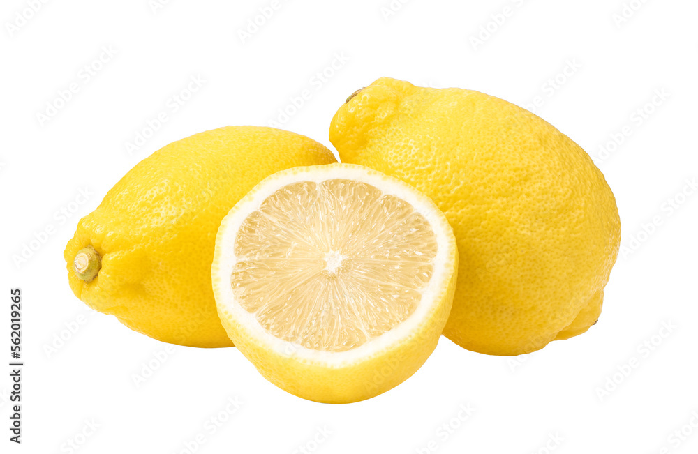 lemon isolated on transparent png