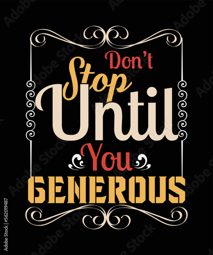 custom typography t-shirt design