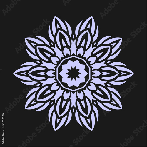 Modern mandala art vector design with a beautiful mix of colors  suitable for all advertising design needs  both for business card designs  banners  brochures and others. EPS format files