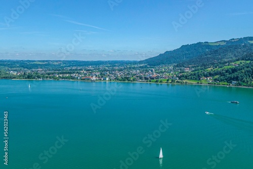 Ausblick auf den östlichen Bodensee bei Bregenz © ARochau