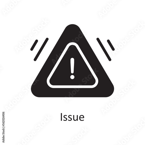 Issue  Vector Solid Icon Design illustration. Product Management Symbol on White background EPS 10 File