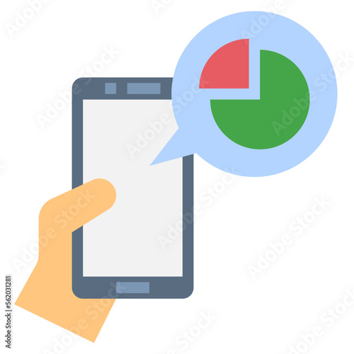 waste time flat style icon