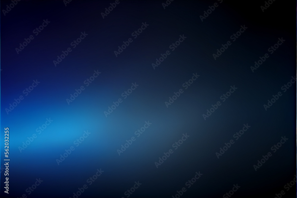 Blurred blue gradient background. generative ai