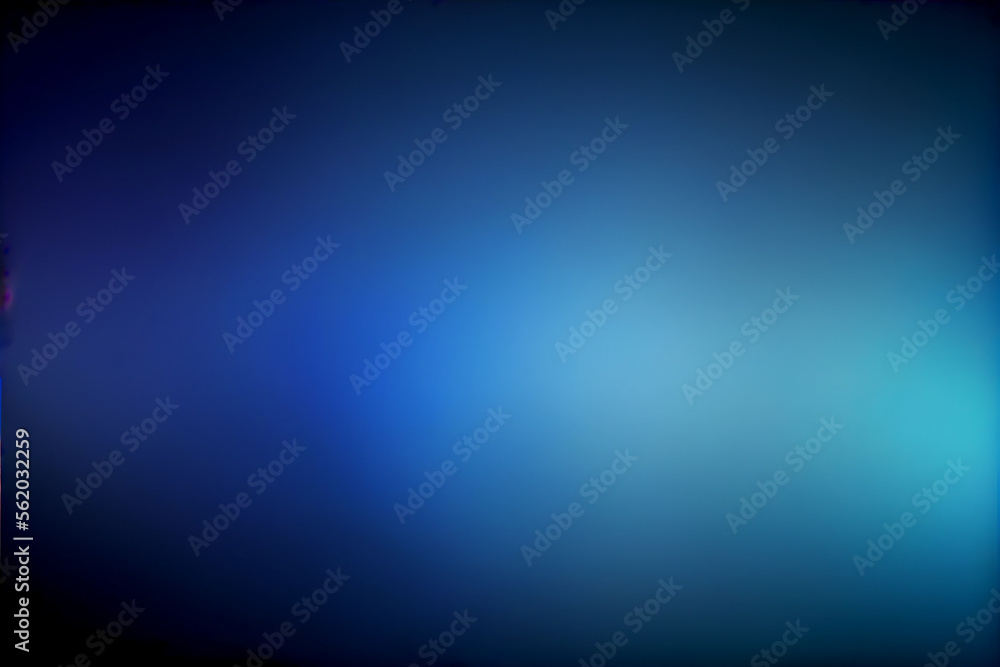 Blurred blue gradient background. generative ai