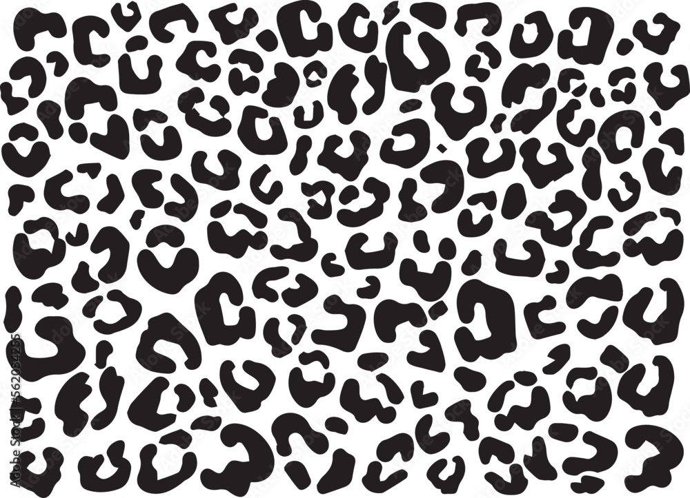 Rectangle leopard pattern