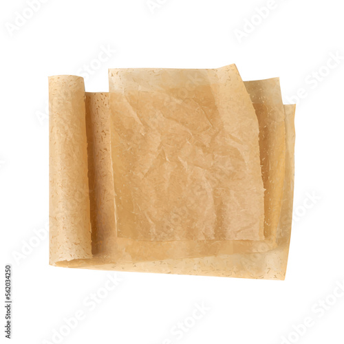 Crumpled Baking Paper, Kraft Cooking Paper Sheet, Bakery Parchme