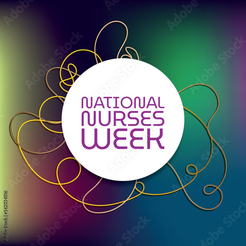 National Nephrology Nurses Week. Suitable for greeting card poster and banner