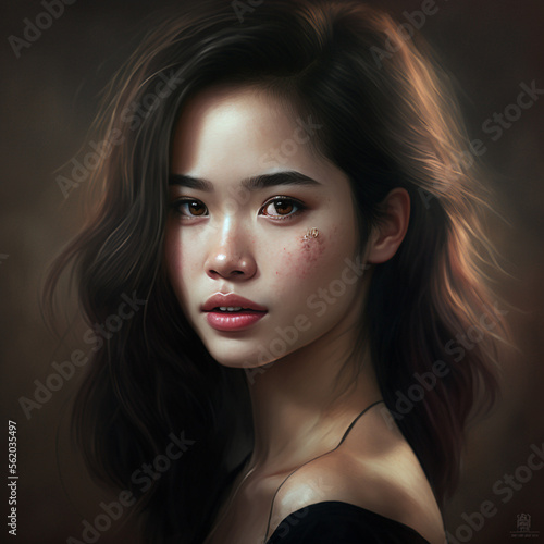 Wallpaper Mural pretty girl asia  Torontodigital.ca