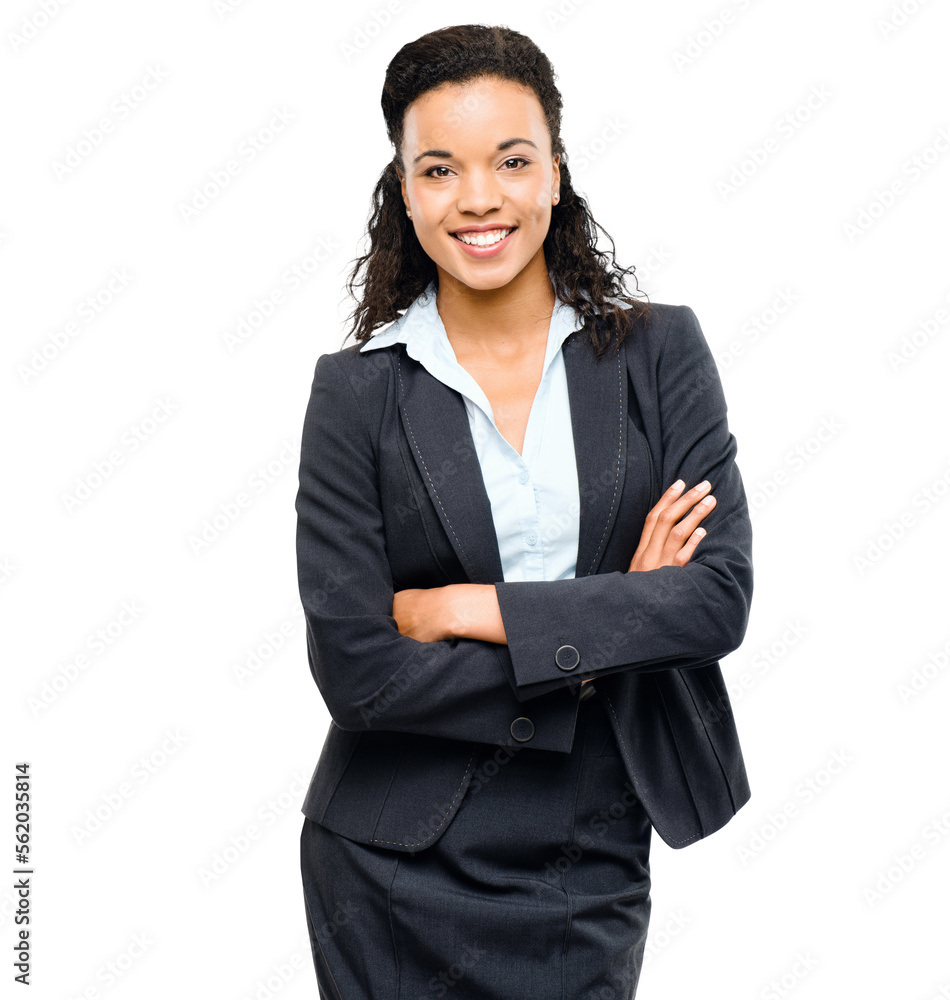 PNG of a young african businesswoman isolated on a PNG background PNG of a young african businesswoman isolated on a PNG background