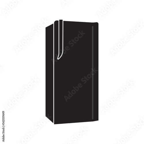 Refrigerator icon, logo isolated on white background