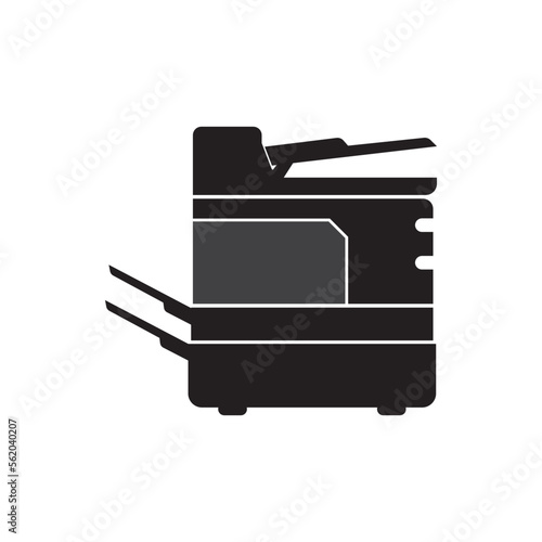 Copy machine icon, logo vestor illustration design