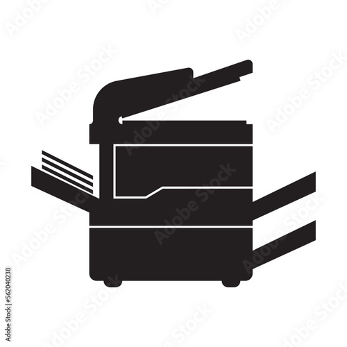 Copy machine icon, logo vestor illustration design