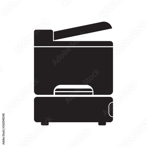 Copy machine icon, logo vestor illustration design