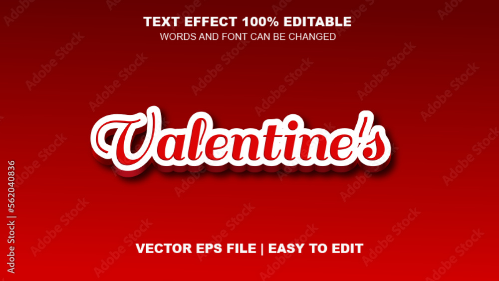 Special valentine's day text effect template editable Special valentine's day text effect template editable