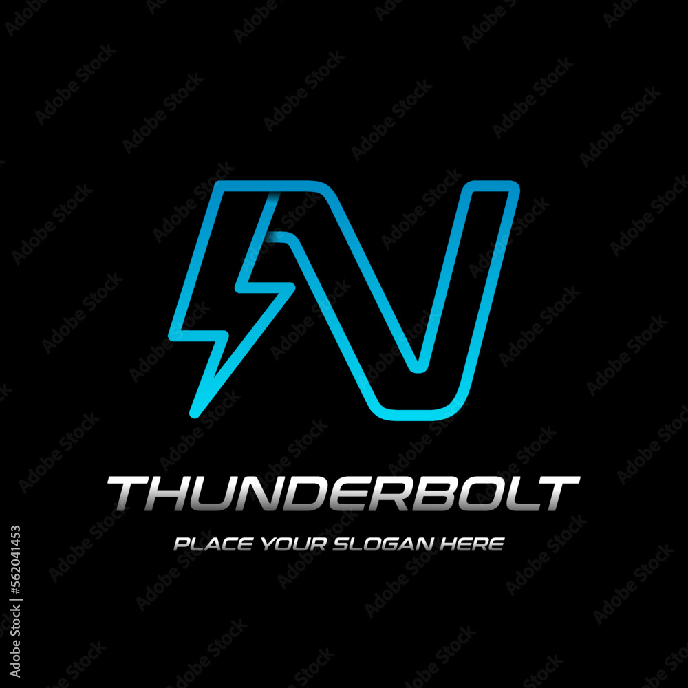 Flash N letter vector logo template. This font with thunder symbol. Logotype. Alphabet suitable for fast, power, electric, identity, moving and speed. Flash N letter vector logo template. This font with thunder symbol. Logotype. Alphabet suitable for fast, power, electric, identity, moving and speed.