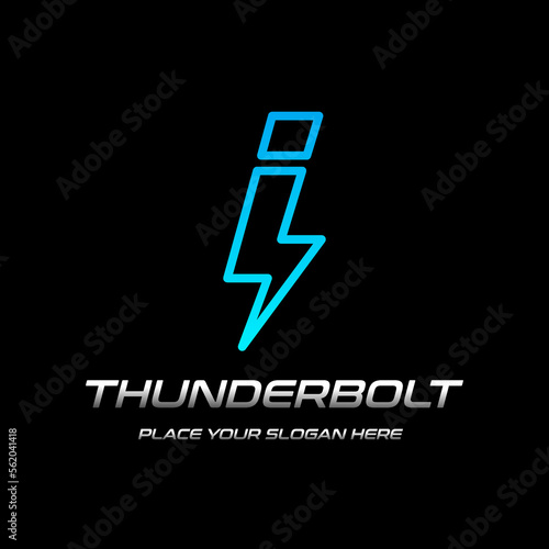 Flash I letter vector logo template. This font with thunder symbol. Logotype. Alphabet suitable for fast, power, electric, identity, moving and speed.
