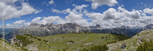 Bergwelt der Dolomiten in Südtirol / Alpen