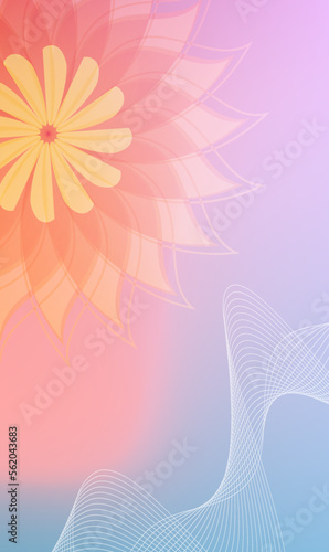 wellness theme soft gradient background with halftone08