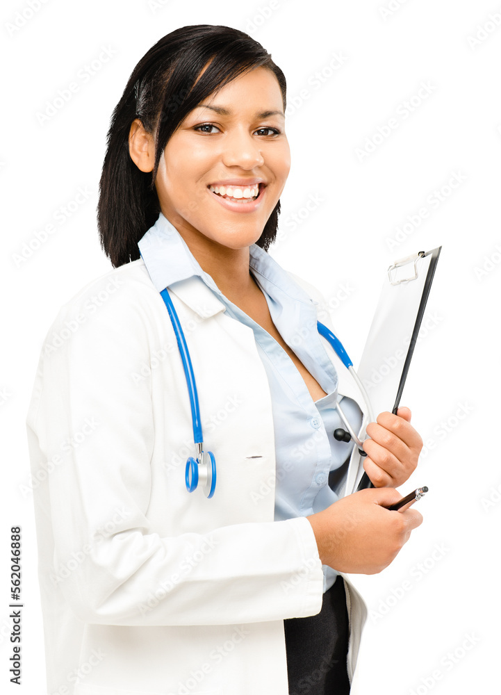 PNG of a young female doctor holding a clipboard isolated on a PNG background. PNG of a young female doctor holding a clipboard isolated on a PNG background.