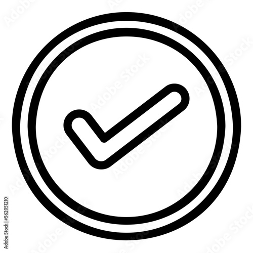 checklist line icon