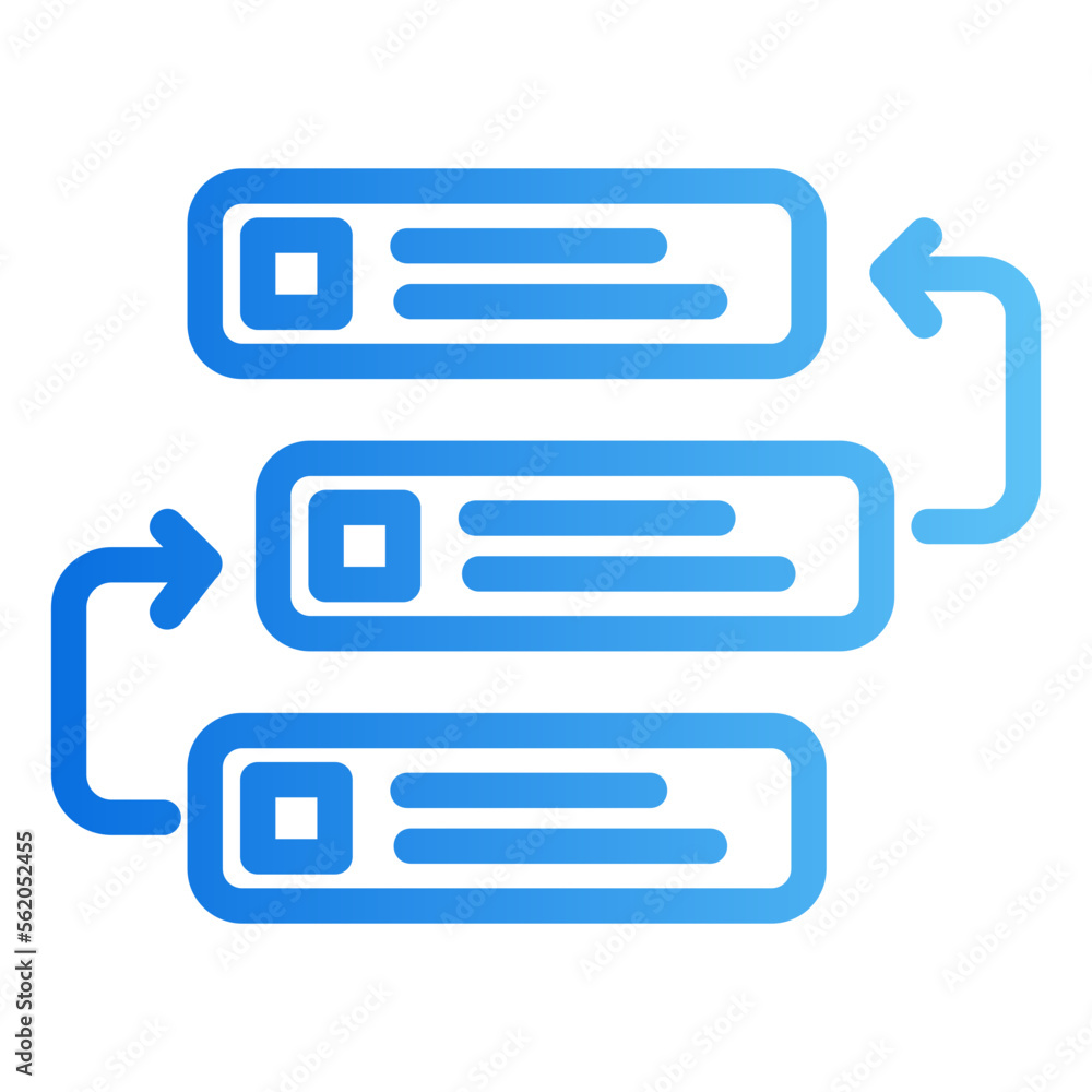 backlog gradient icon backlog gradient icon