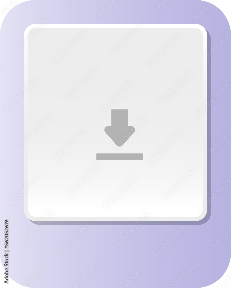 Purple rectangle label with download icon Purple rectangle label with download icon