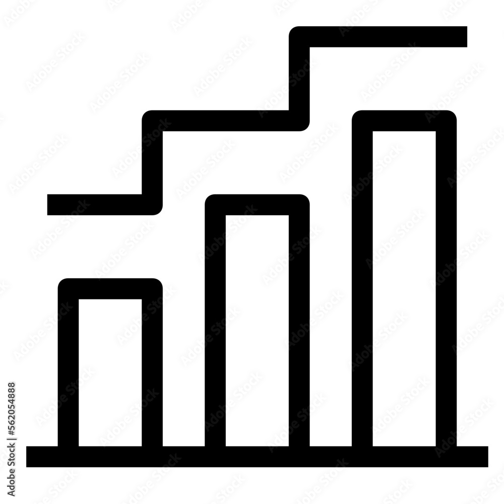 Statistics line icon Statistics line icon