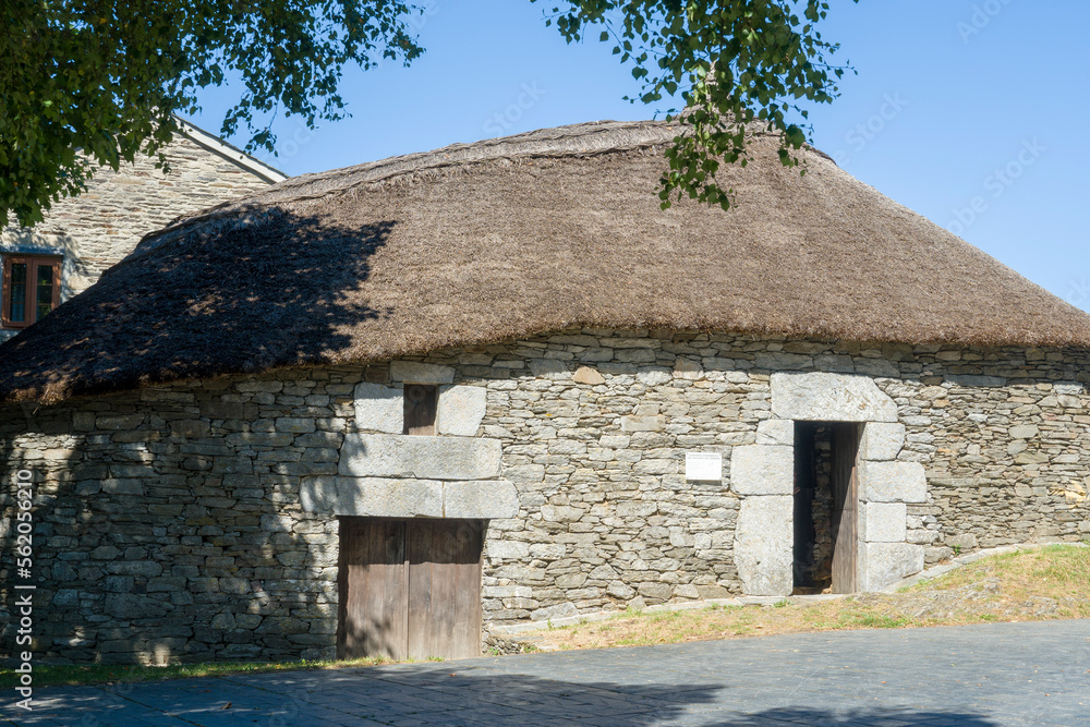 The palloza, also known as pallouza or pallaza, is a traditional dwelling of Cebreiro and also the Serra dos Ancares of northwest Spain The palloza, also known as pallouza or pallaza, is a traditional dwelling of Cebreiro and also the Serra dos Ancares of northwest Spain