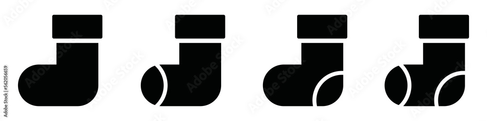 Socks icon. footwear icon, vector illustration Socks icon. footwear icon, vector illustration