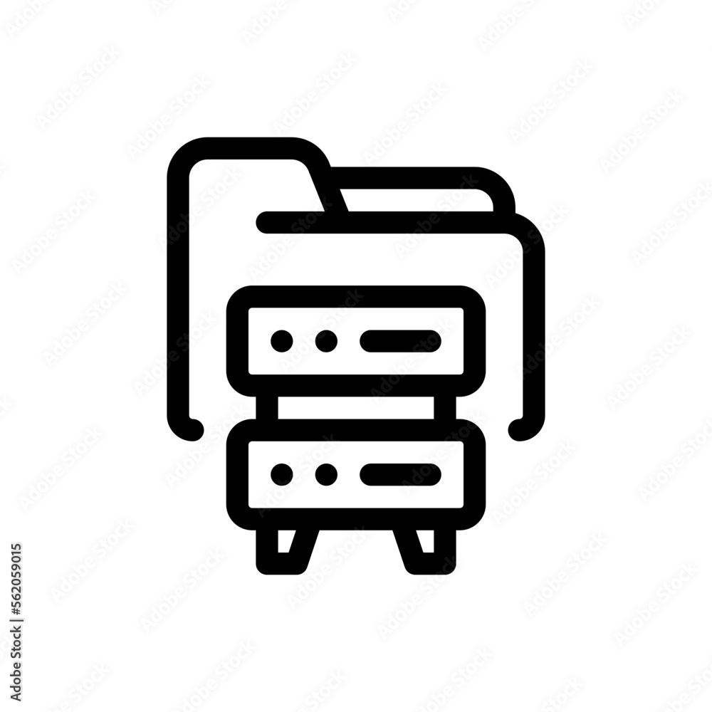 database line icon database line icon