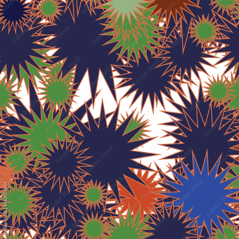 Seamless pattern with bright stars. Vector file for designs. Seamless pattern with bright stars. Vector file for designs.