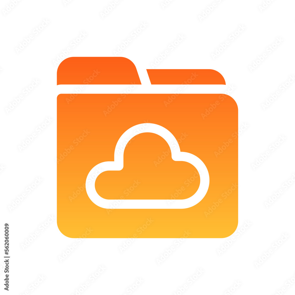 folder flat gradient icon folder flat gradient icon