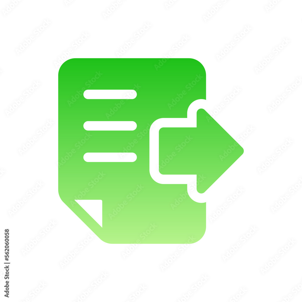 send flat gradient icon send flat gradient icon