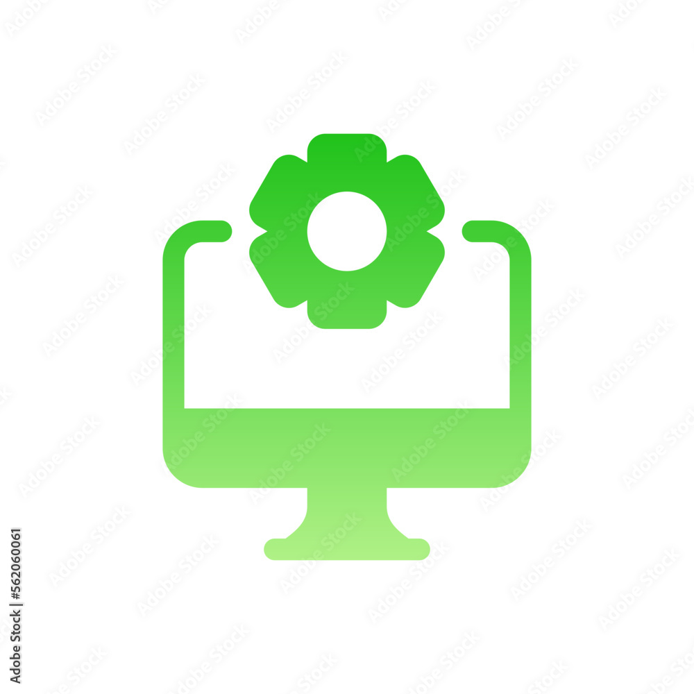 setup flat gradient icon setup flat gradient icon