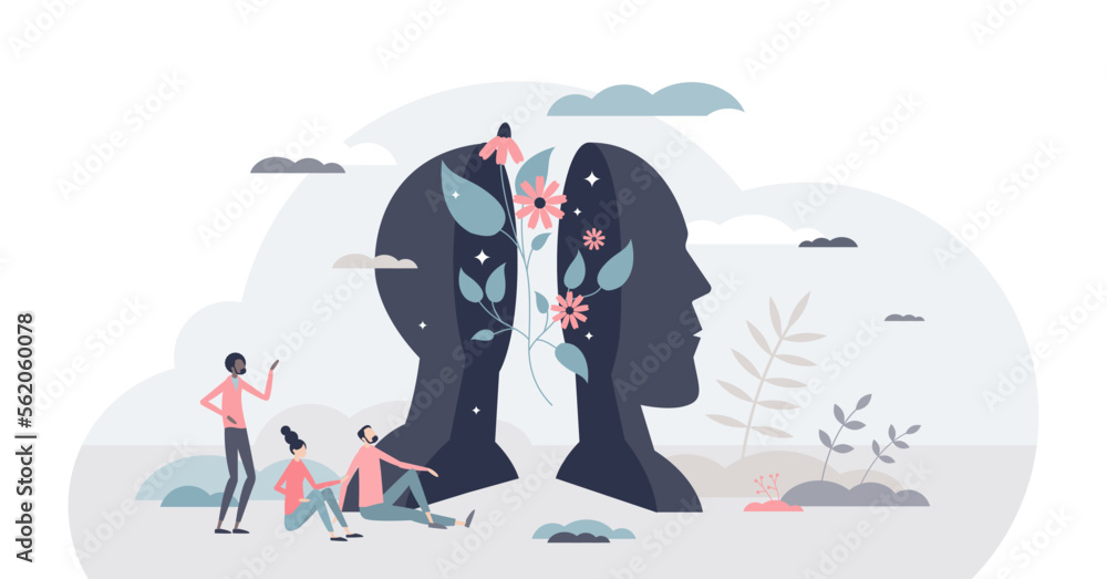 Taking care of mental health, feelings or inner peace and harmony tiny person concept, transparent background. Relaxation or wellness with open mind and balance illustration. Taking care of mental health, feelings or inner peace and harmony tiny person concept, transparent background. Relaxation or wellness with open mind and balance illustration.