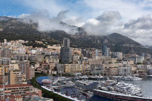 Monaco ville, Carlo's mount, near Italy and France