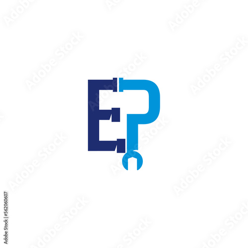 E and P Letters, Pipe and wrench Logo Desing 001 Free Download E and P Letters, Pipe and wrench Logo Desing 001 - GFXLoad