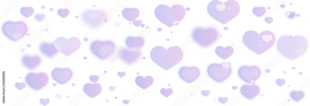 Hearts confetti bokeh purple Hearts confetti bokeh purple