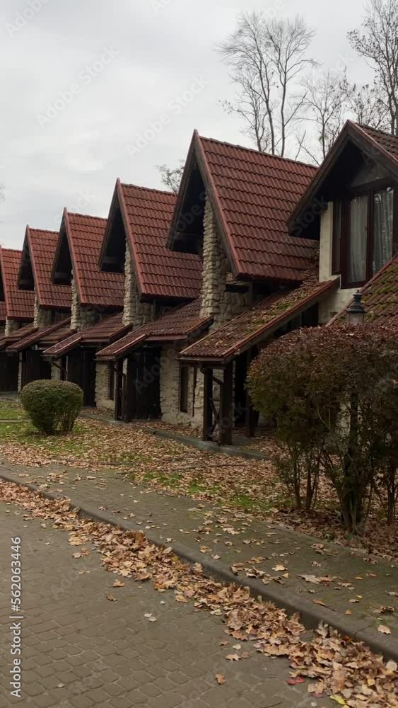 first person view walking by neighborhood with beautiful houses first person view walking by neighborhood with beautiful houses