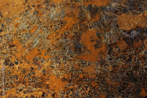 background photo of rusty metal with multicolor shades