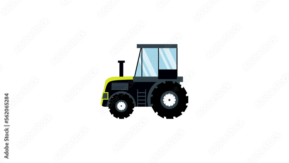 tractor element agriculture isolated on white background. tractor element agriculture isolated on white background.