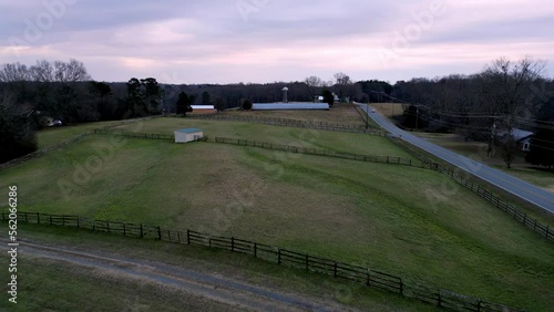 Farm land in small town Clemmons North Carolina near winston salem photo